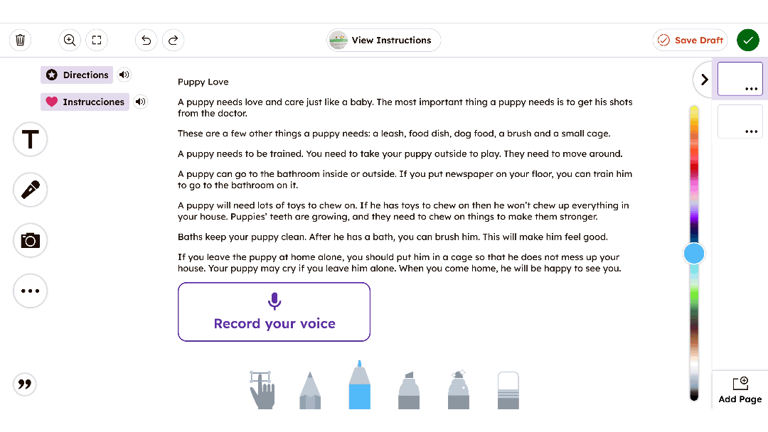 Generate Activity Tool — image 1