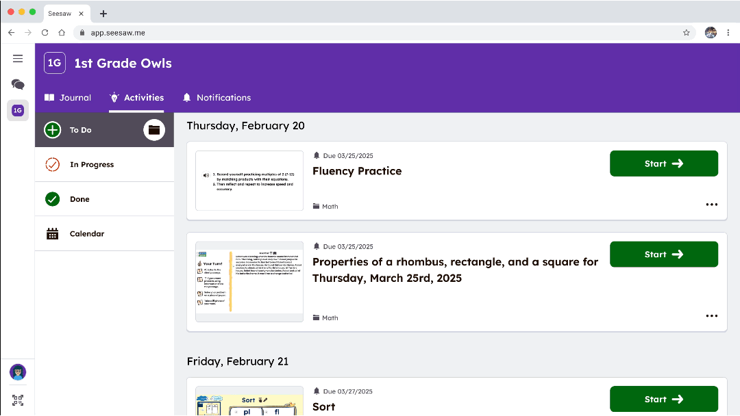 Student Activity Nav Updated